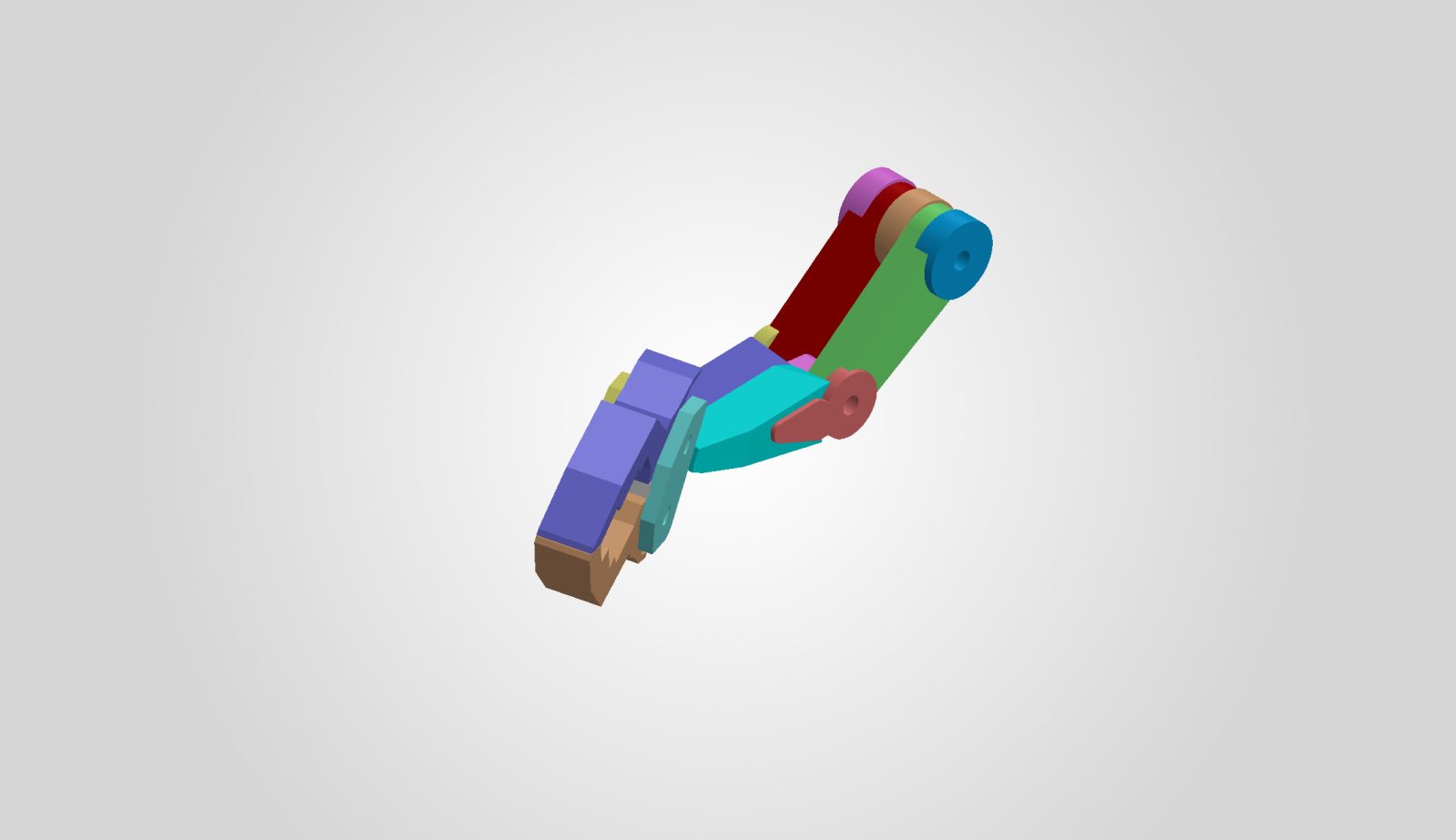 Assembly of arm 1