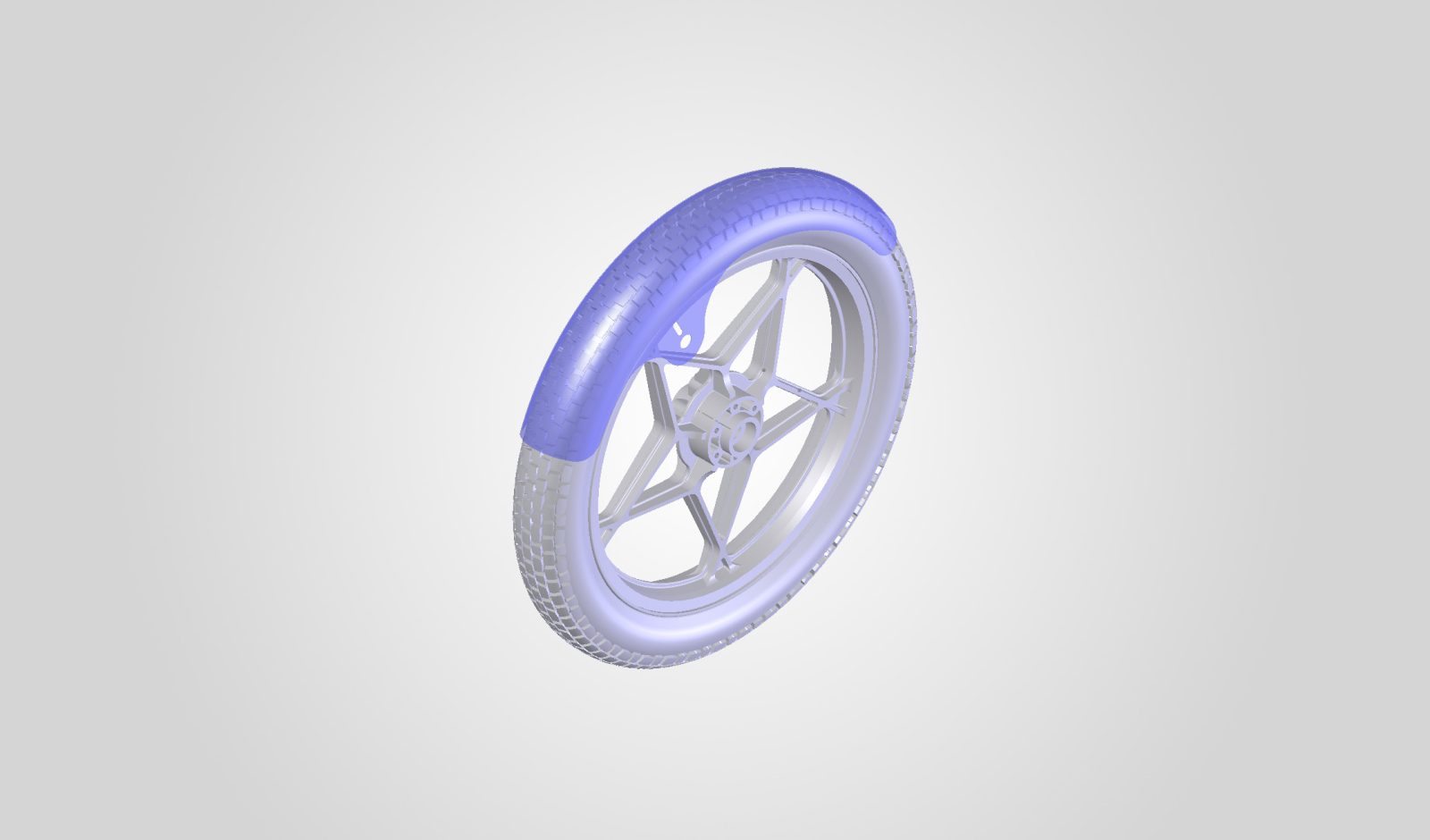 Assembly tire fender