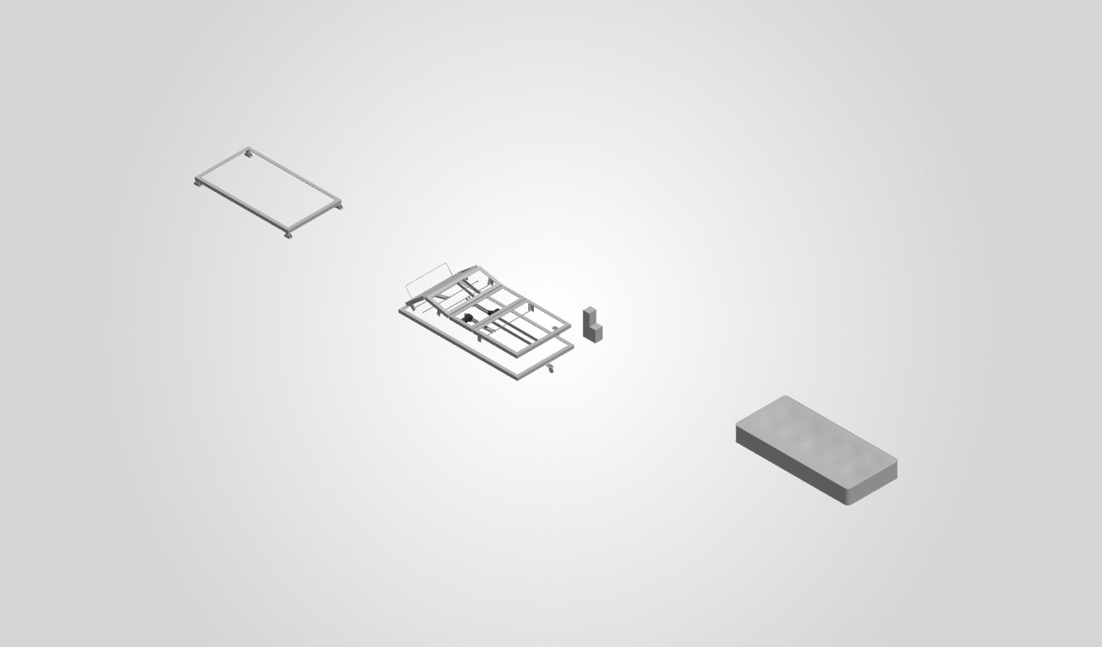 Assembly adjustable frame