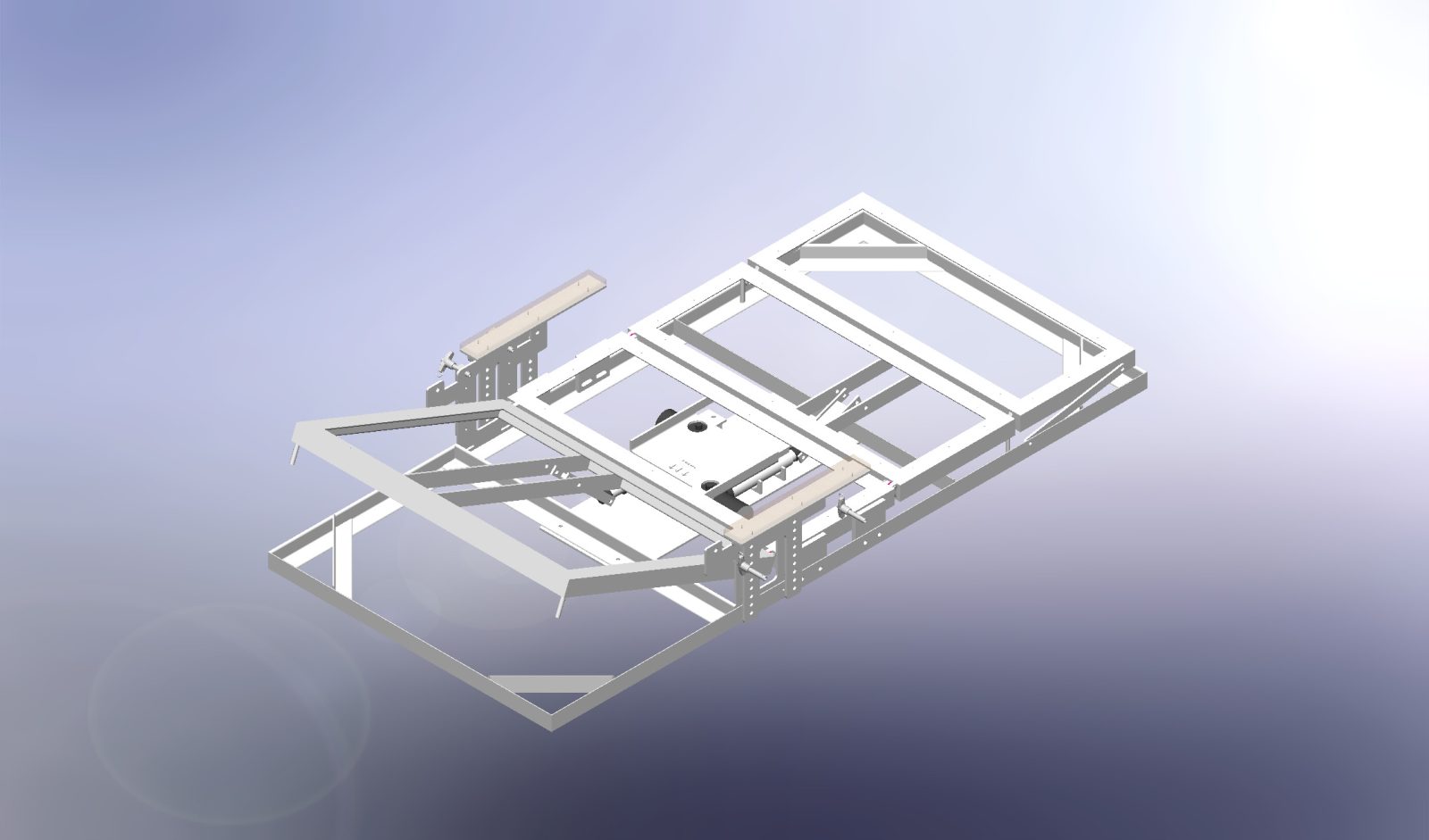 Assembly of frame