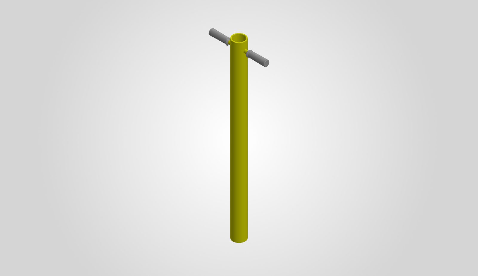 Assembly safty post